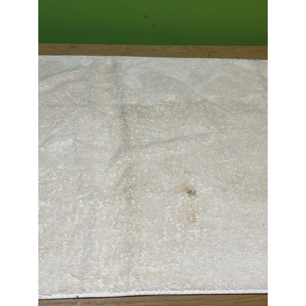 Croscill Home 4 piece bath towel set floral fringe cotton cream Vtg READ - Picture 9 of 16